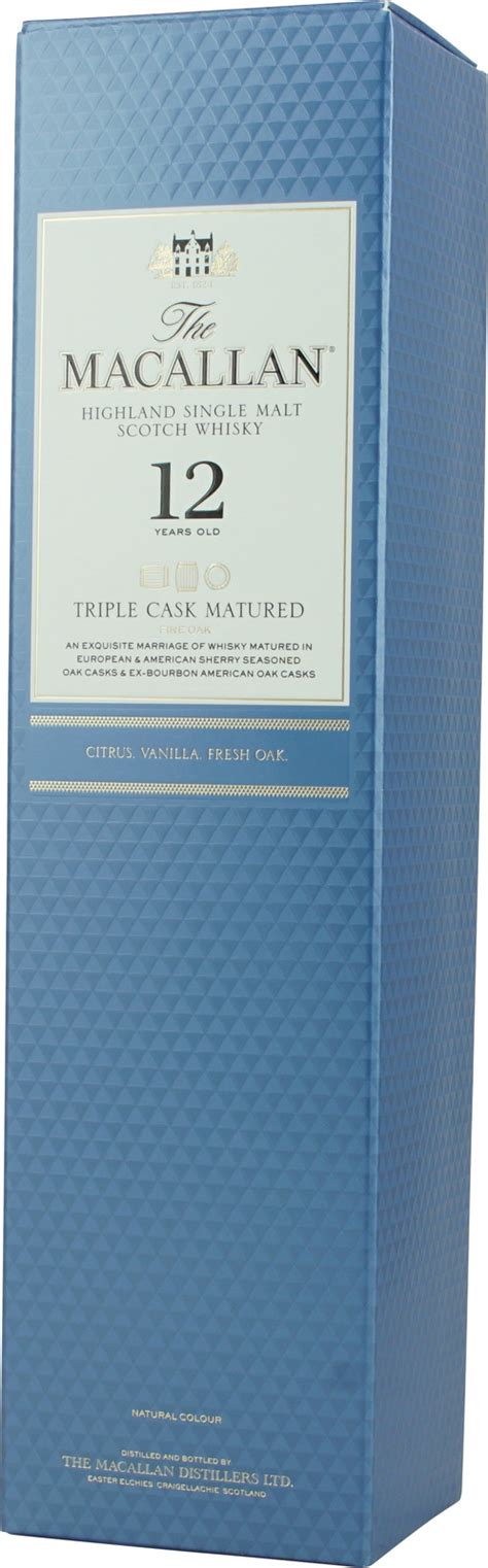 Macallan Jahre Triple Cask Liter Vol Ab Je