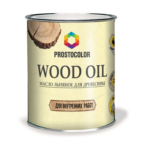 Масло Wood Oil Prostoсolor льняное для дерева оксидированное 2,2 л ...