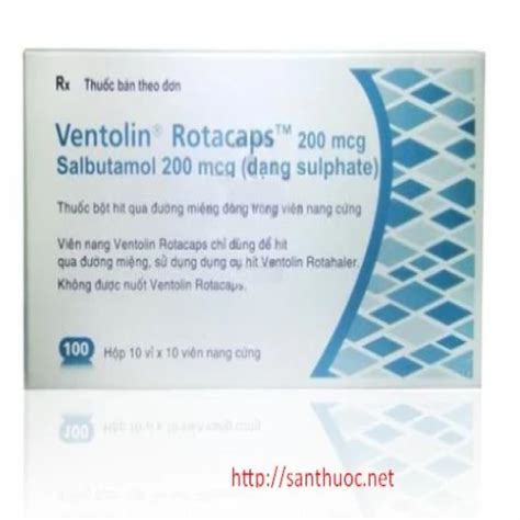 Ventolin Rotacaps Cap200mcg Thuốc Giúp điều Trị Các Bệnh Lý đường Hô