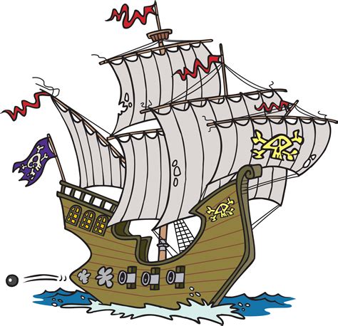 Free Pirate Ship Cartoon, Download Free Pirate Ship Cartoon png images ...