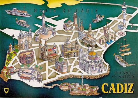 Map Of Cadiz Spain Andalusien Cadiz Granada