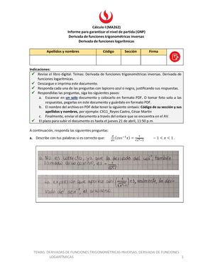 Control Virtual Calculo C Lculo Clculo Ii Ma Desarrollo