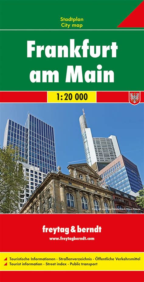 Frankfurt Am Main Stadtplan 1 20 000 Touristische Informationen