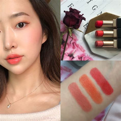 스쿠 수현 립스틱 3종 리뷰 바이브런트 리치 립스틱 웜핑크 브레드오렌지 파인레드 🍑🍊🍎 네이버 블로그