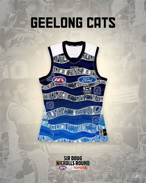 Geelong Cats Indigenous Guernsey 2019 Cats Launch 2019 Indigenous