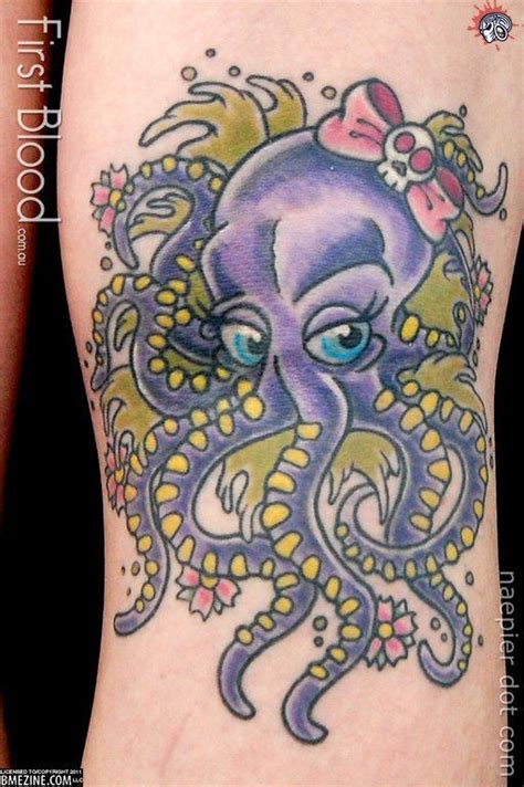 39 Best Cartoon Octopus Weapons Tattoo Images On Pinterest Tentacle