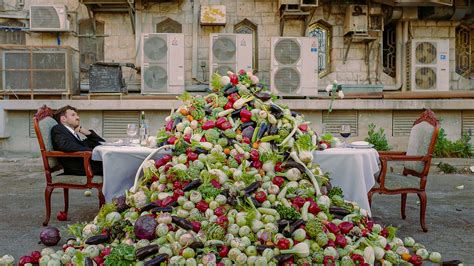 Food waste activism art from Israel - Green Prophet