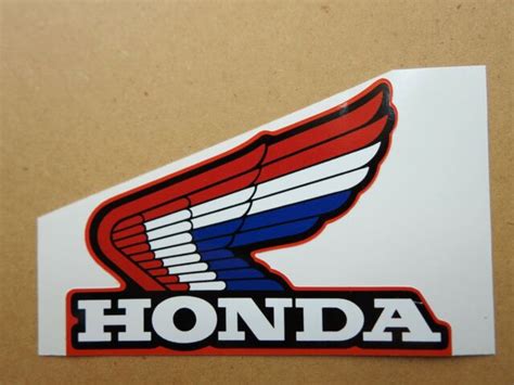 Honda Wing Fuel Tank Decal Stickers For Plastic Tanks XR CR ATC XL XLR