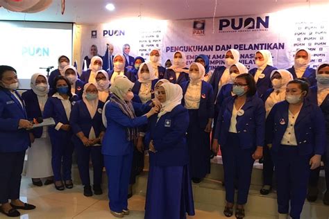 Resmi Dilantik PUAN Maluku Diharapkan Bawa Energi Baru Bagi Perjuangan PAN