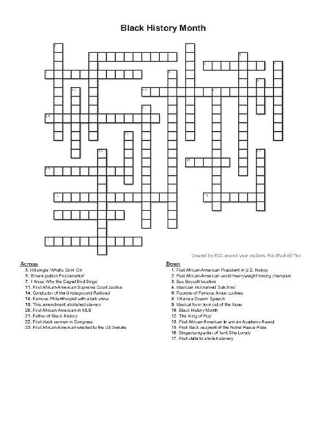 Black History Puzzles Printable Printable Word Searches