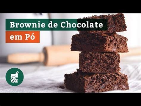 Veja como fazer Brownie Chocolate Em Pó Receitas deliciosas Como