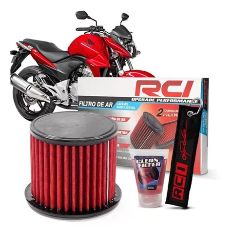 Filtro Ar Esportivo Inbox Moto Honda Cb 300 300r Todas Parcelamento