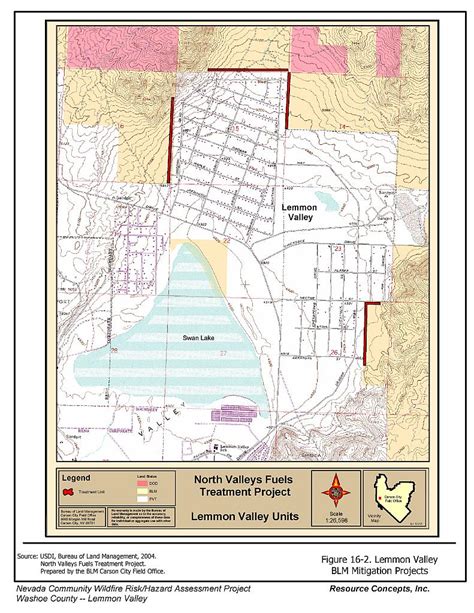 Lemmon Valley Washoe County Fire Plan Nevada Community