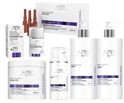 Apis Professional Exosomes Pro Face Cream Toner Milk Ampoules Or Algae