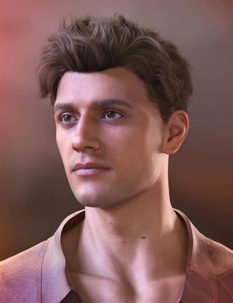 Marty Mane Hair For Genesis Male And Genesis Free Daz D Models