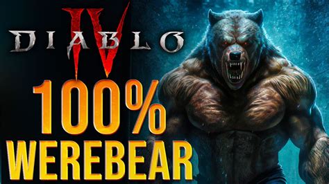 Diablo 4 Leveling Druid WEREBEAR Build YouTube