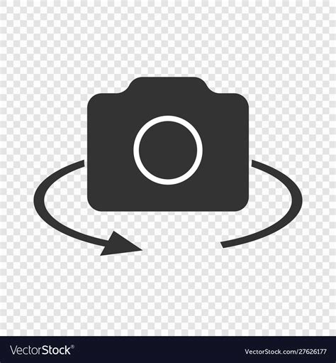 Rotate camera icon Royalty Free Vector Image - VectorStock