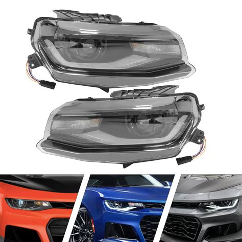 For 2016 2022 Chevy Camaro HID Xenon LED DRL Projector Left Right