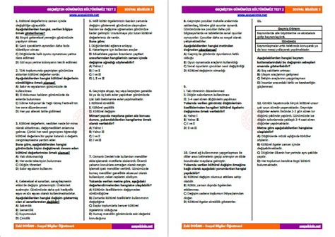 Sinif Bursluluk Ikmi Sorular D Nem Konulari Sosyalc N Z Net
