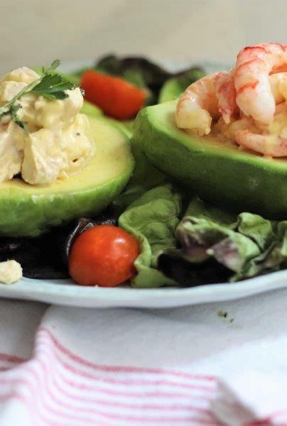 Aguacates Rellenos Con Ensalada De Camarones As Puedes Preparar Esta