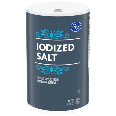 Kroger® Iodized Salt, 26 oz - Fry’s Food Stores