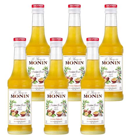 Sirop Monin Saveur Fruit De La Passion Bouteilles De Cl