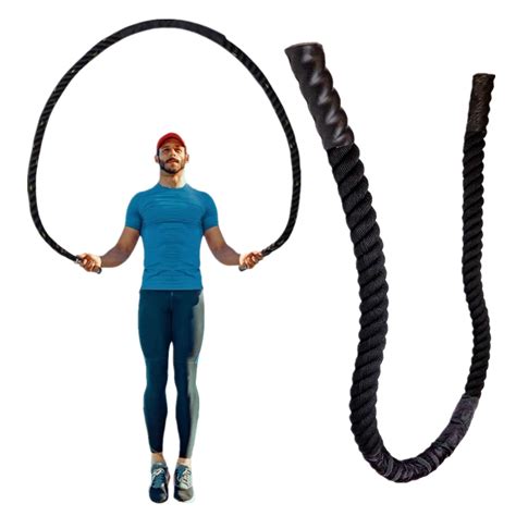 25mm Fitness Heavy Jump Rope Crossfit Weighted Battle Skipping Ropes