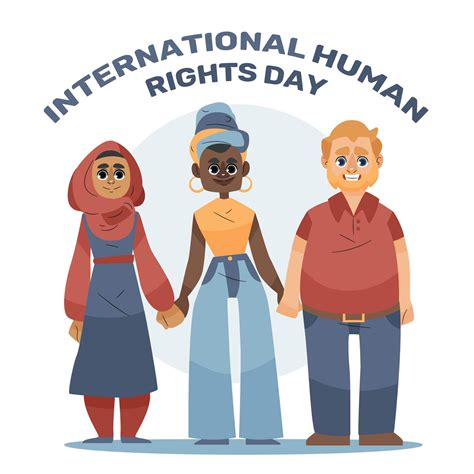 Human Rights Day Is Celebrated On Clipart Design