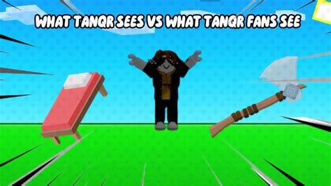 What Tanqr Sees Vs What Tanqr Fans See In Roblox Bedwars🛏️ Youtube