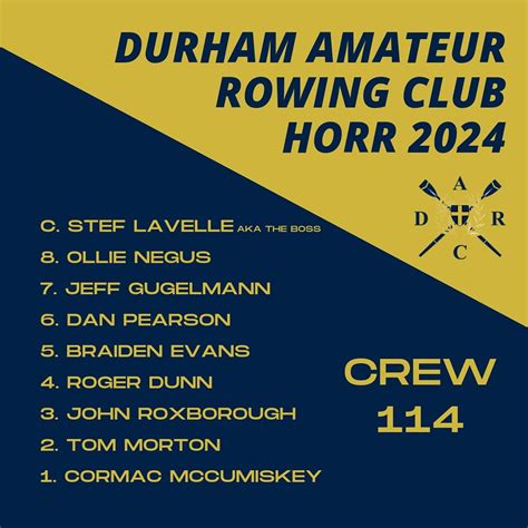 Durham Amateur Rowing Club Est