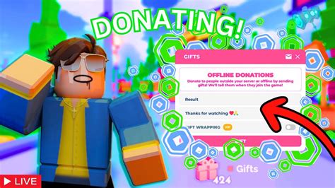 🔴live New Donating Robux To Every Viewer Pls Donate💸 Youtube