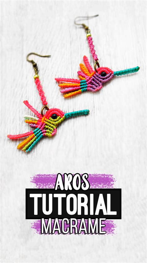 Aros Colibrí Reciclados tutorial como hacer aros de hilo diy