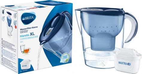 Brita Wasserfilter Kanne Marella Xl Blau Tischwasserfilter Euronics