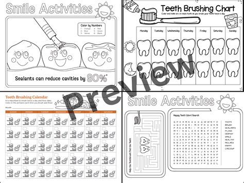 Dental Health Activities And Worksheets Dental Health Month Teeth Hygiene Worksheets Library