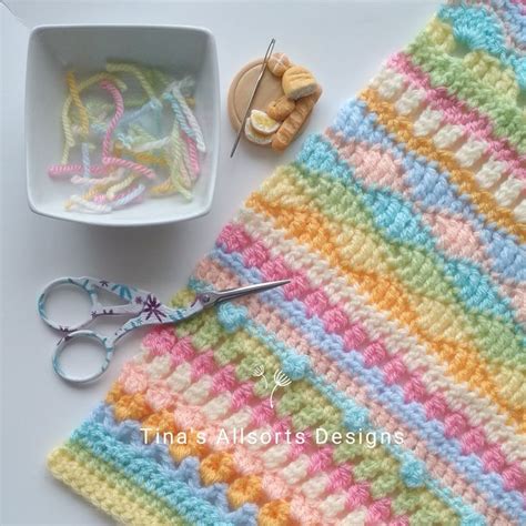 Tina S Allsorts Tooty Stripey Blanket Crochet Patterns Crochet