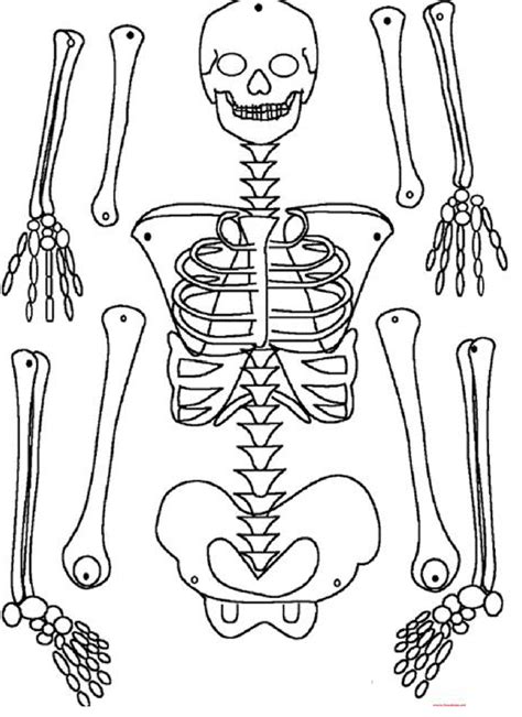 Día de los muertos esqueletos colorear recortar armar Colorear