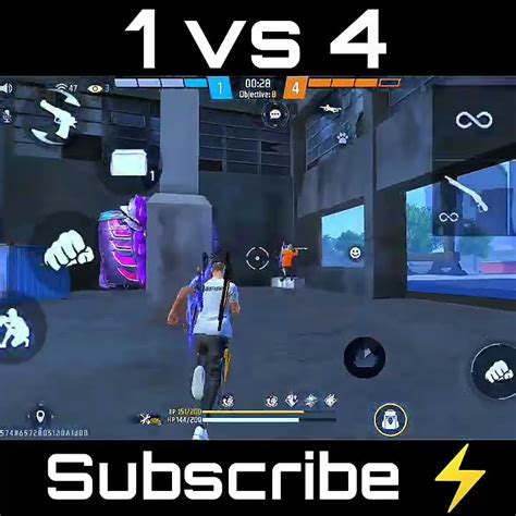 Impossible 1 Vs 4 Clutch🔥🔥 Wait For Last Moment😈freefire Shorts Viralshorts Youtube