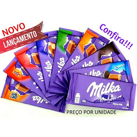 Milka Chocolate 100g Diversos Sabores Pronta Entrega Envio Imediato