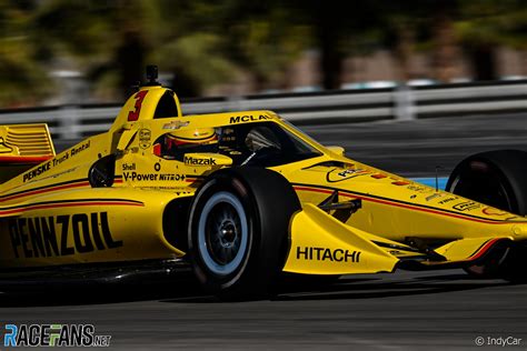 Scott Mclaughlin Penske Indycar Testing The Thermal Club