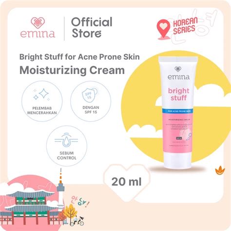 Emina Bright Stuff For Acne Prone Skin Moisturizing Cream 20ml