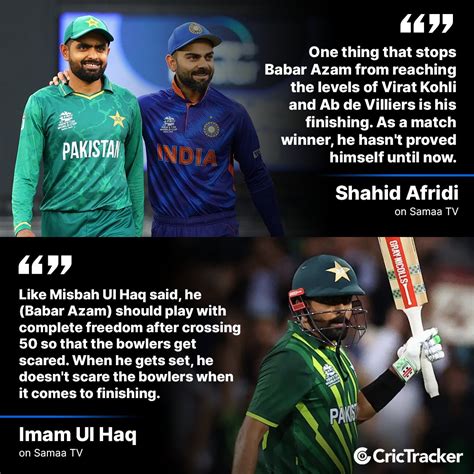 CricTracker On Twitter Shahid Afridi And Imam Ul Haq Put Forward