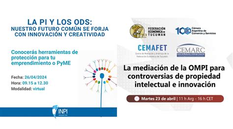 INSCRIBITE: Charla y taller gratuitos sobre Propiedad Intelectual - CICA 