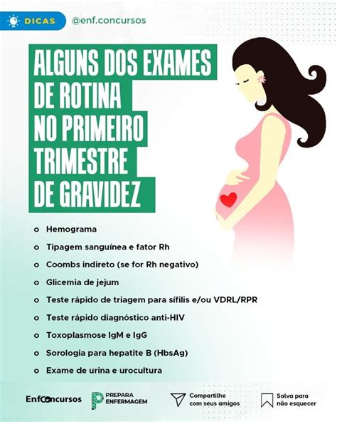 Enfconcursos Preparaenfermagem On Instagram Alguns Dos Exames De