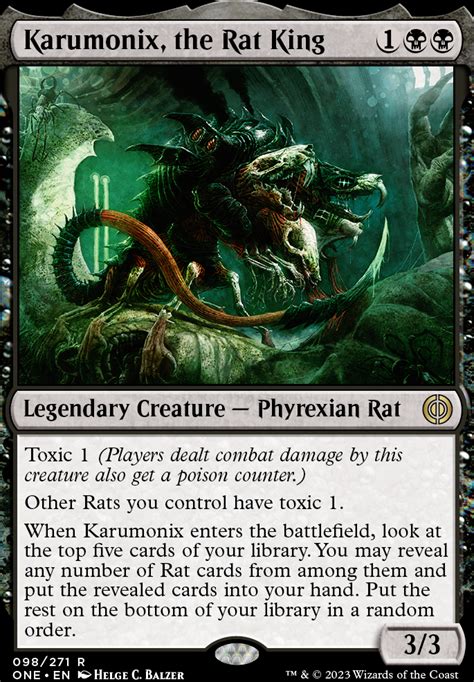 Rats Commander Edh Mtg Deck