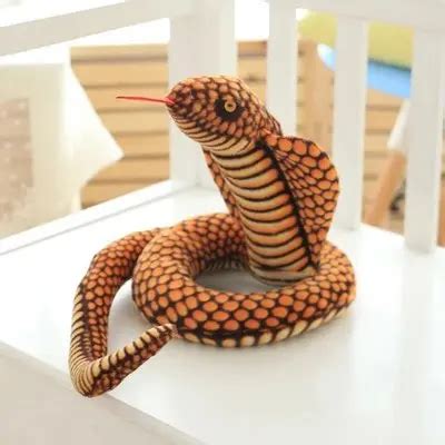 2016 New 1.2m Plush High Simulation King Cobra Model Toy Soft Stuffed ...