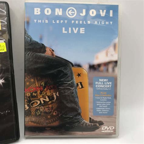 Bon Jovi DVDs - Set of 3 - This Left Feels Right Live / The Crush Tour ...