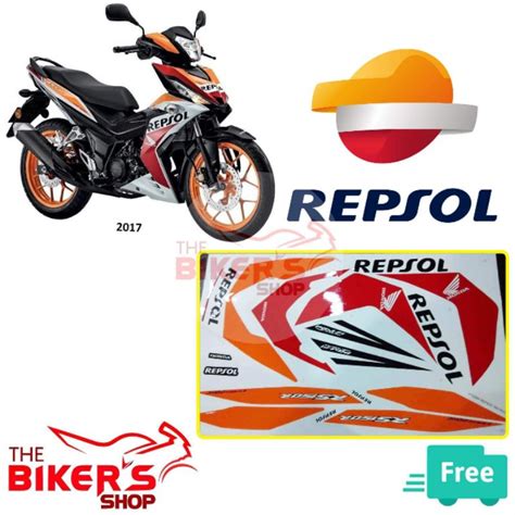 GRED AAA RS150 V1 BODY STICKER STRIPE RS RS150R MORITAKA REPSOL EDITION