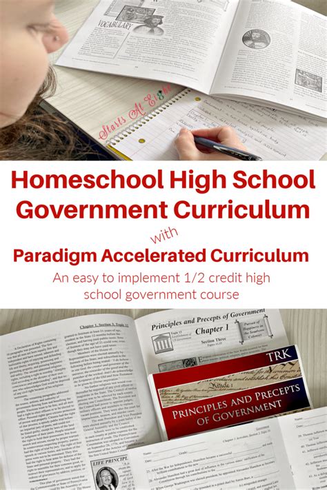 Homeschool High School Government Curriculum - StartsAtEight