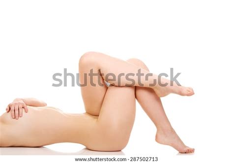 Sexy Naked Woman Lying Down Covering Stock Photo Shutterstock