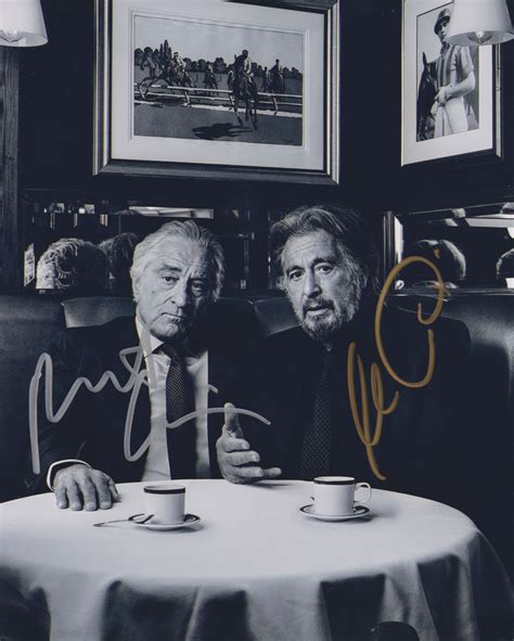 AACS Autographs Robert De Niro Al Pacino Autographed The Irishman